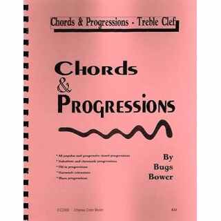 Chords & Progressions For Treble Clef By Bugs Bower (CC2300)