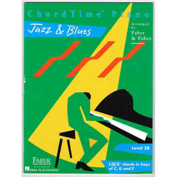 Chordtime Piano Jazz & Blues Arranged by Faber & Faber - Level 2B (HL00420155)