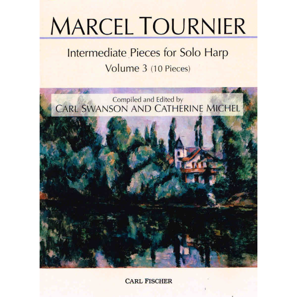 Marcel Tournier - Intermediate Pieces for Solo Harp Volume 3 (10 Pieces) (H86)