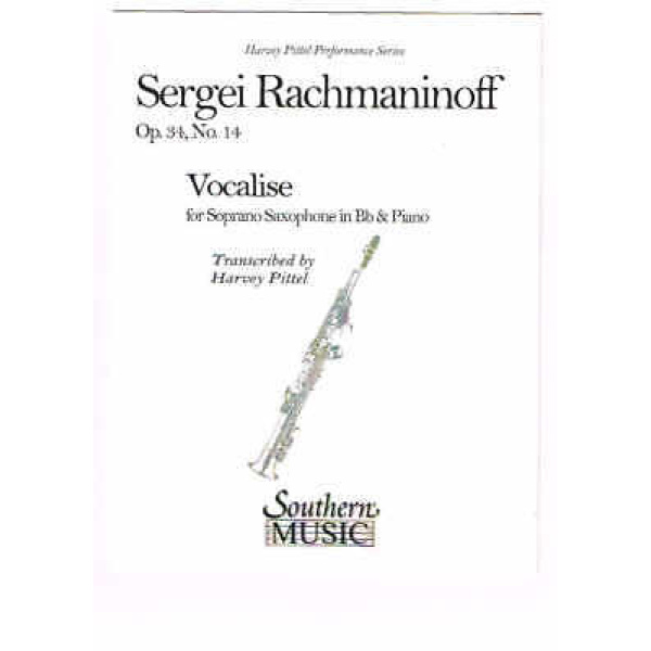 Sergei Rachmaninoff Op. 34, No. 14 Vocalise for Soprano Saxophone in Bb and Pi..