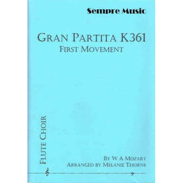 Gran Partita K361 - First Movement for Flute Choir (SM-F86G)