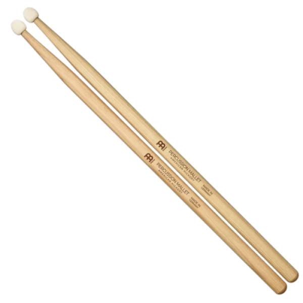 Meinl Stick & Brush Percussion Mallet - Round Felt Tip - Light hickory (SB116)