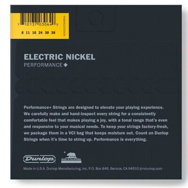 Jim Dunlop Electric Nickel Perfomance + 08/38 DEN0838 - Image 2