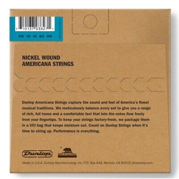 JIM DUNLOP DJN0Jim Dunlop Nickel Wound Americana Strings for Banjo 9/20 - 5 St.. - Image 2
