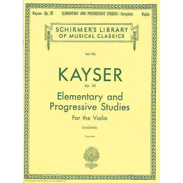 36 Elementary and Progressive Studies, Op. 20 (Complete): Violin Method