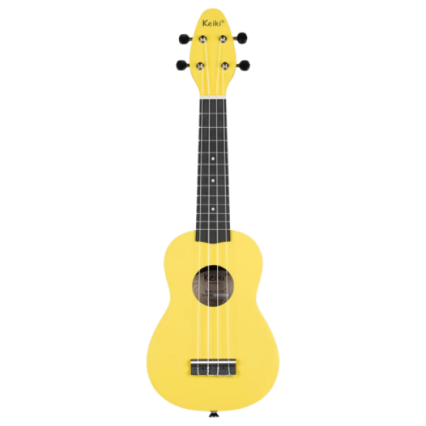 Ortega Keiko Soprano Ukulele Set Agathis ABS Lemon Grass (K2-LGR) - Image 2