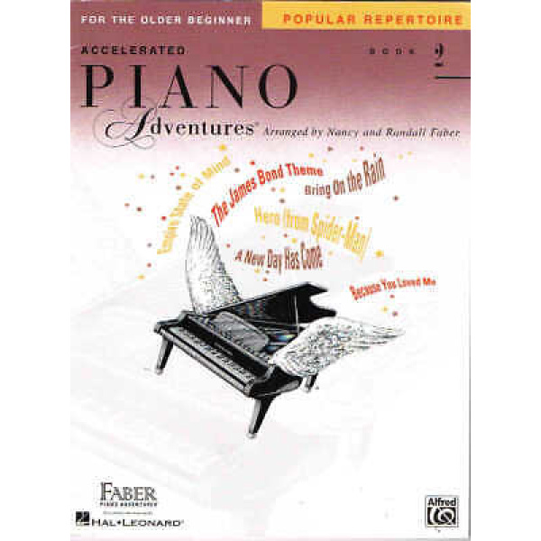 Pre-Owned Accelerated Piano Adventures by Nancy and Randall Faber - Book 2 (HL..
