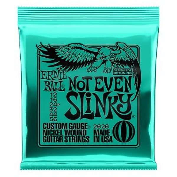 Not Even Slinky Nickel Wound Electric Guitar Strings 12-56 Gauge (2626)
