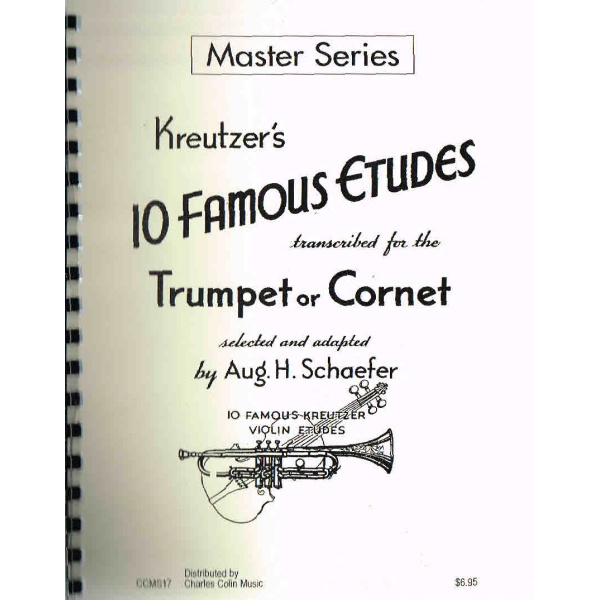 Kreutzer's 10 Famous Etudes transcribed for the Trumpet or Cornet (CCMS17)
