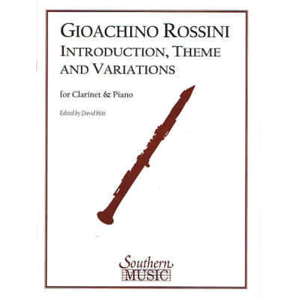 Pre-Owned Gioachino Rossini Introduction, Theme & Variations for Clarinet & Pi..