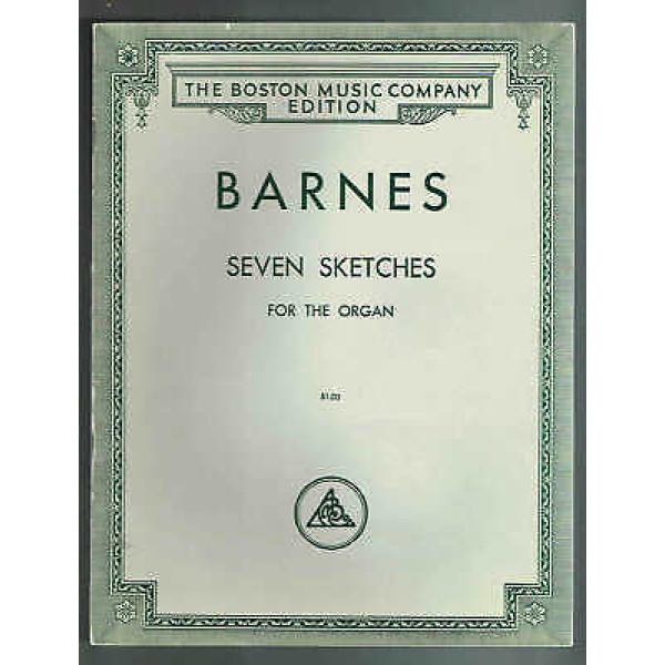 Pre Owned Barnes Seven Sketches For The Organ