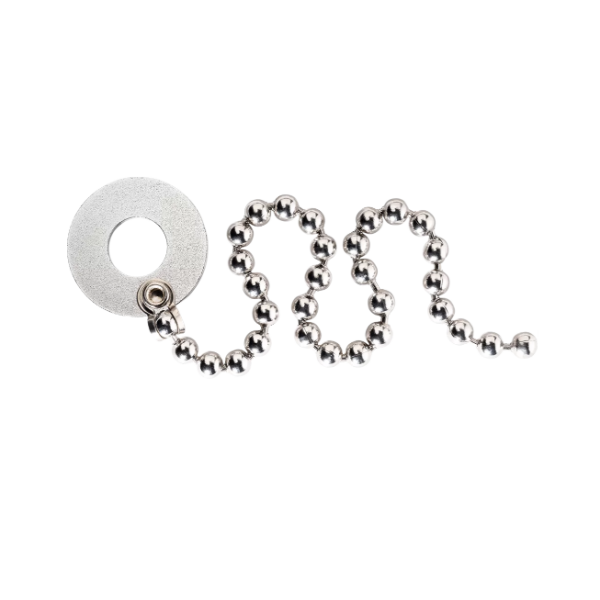 Meinl Cymbal Heavy Cymbal Bacon 10.5 Inch Stainless Steel Beaded Chain (HBAC) - Image 2