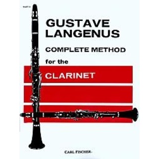Carl Fischer Langenus Complete Method for the Clarinet Part 2 [Electronics] Gustave Langenus