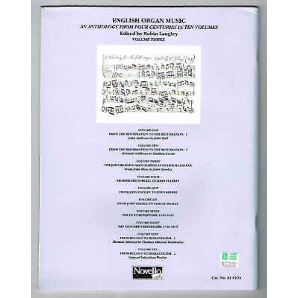 Pre-Owned English Organ Music by Robin Langley - Volume Three - Image 2