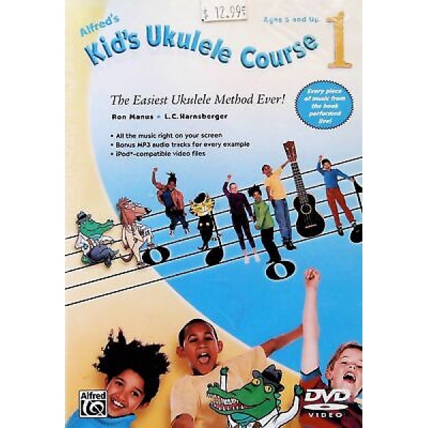 Pre-Owned Kids Ukulele Course 1 by Ron Manus & L.C. Harnsberger (35281)