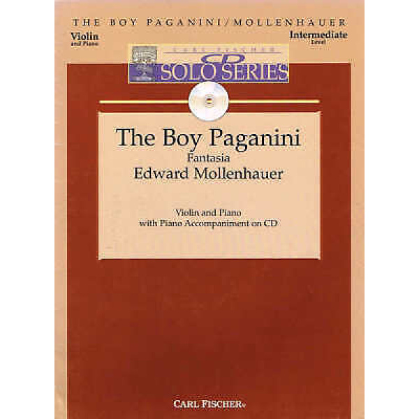 The Boy Paganini Fantasia Edward Mollenhauer Violin and Piano with Piano Accom..