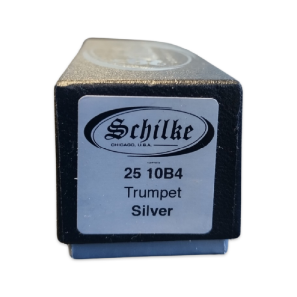 Schilke Standard Series Trumpet Mouthpiece Model 10B4 Finished in Silver Plate - Image 2