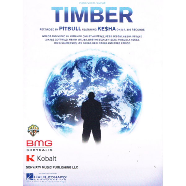 Pre-Owned Timber by Pitbull & Kesha - Piano/Vocal/Guitar (HL00125029)