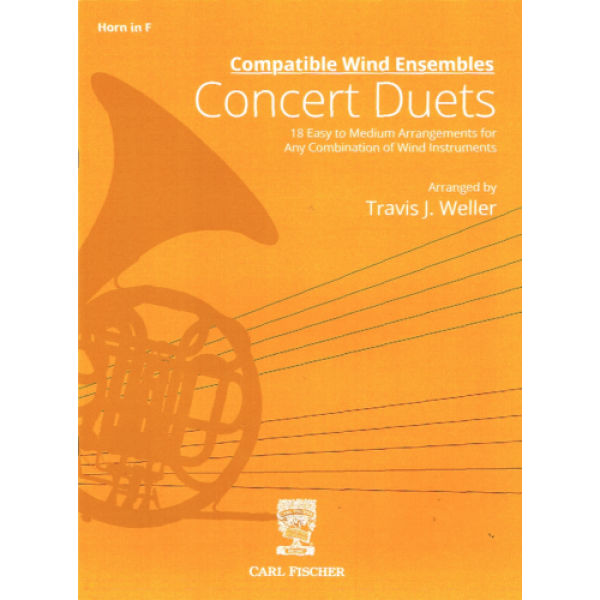 Compatible Wind Ensembles - Concert Duets - Horn F by Travis J. Weller (WF243)