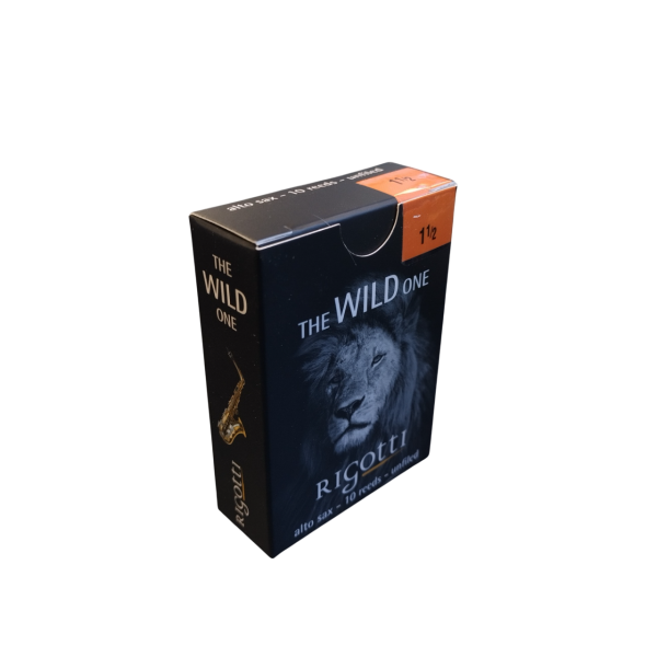 Rigotti The Wild One Eb Alto Saxophone Reeds - Unfiled - Strength 1 1/2 - Box of 10