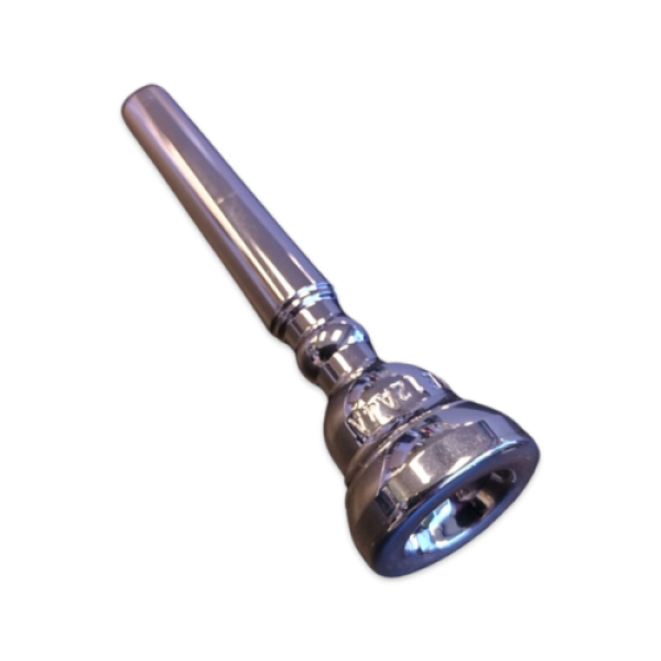 Schilke Standard Series Trumpet Mouthpiece Model 12A4A Finished in Silver Plate