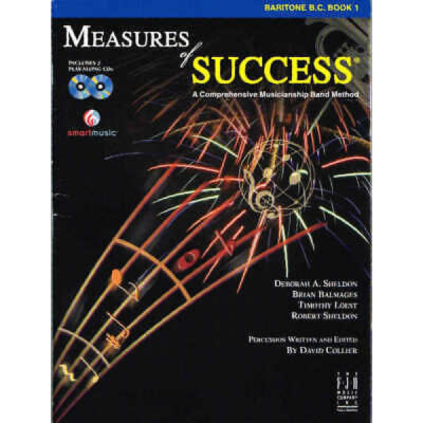 Measures of Success - Baritone B.C. Book 1 - Includes 2 Play Along CDs (BB208B..