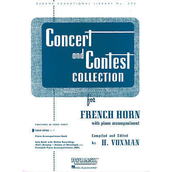 Concert and Contest Collection for French Horn by H. Voxman (HL04471770)