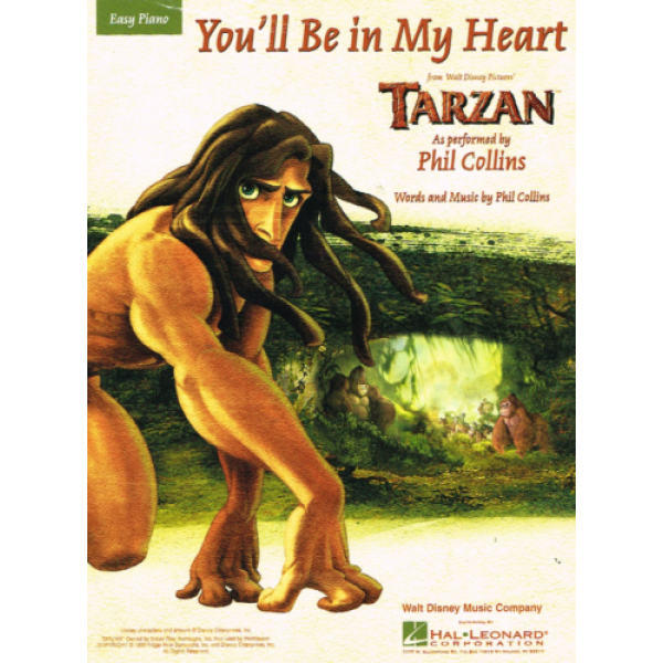 Pre-Owned You'll Be in My Heart from Tarzan by Phil Collins for Easy Piano (HL..