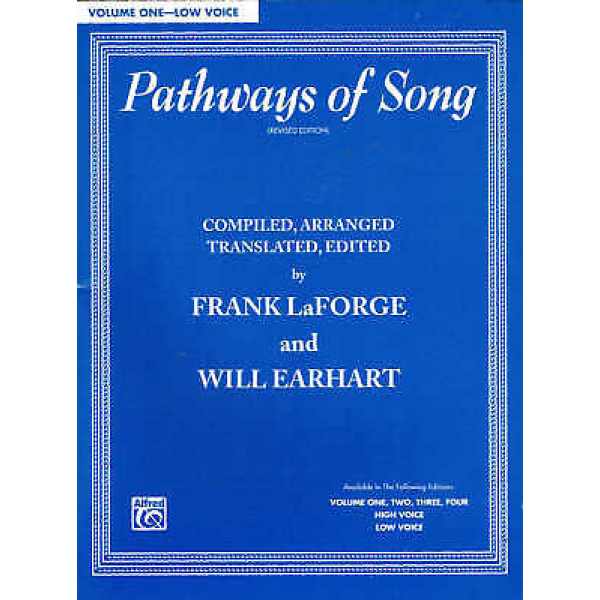 Pre-Owned Pathways of Song - Volume One - Low Voice - Frank Laforge & Will Ear..