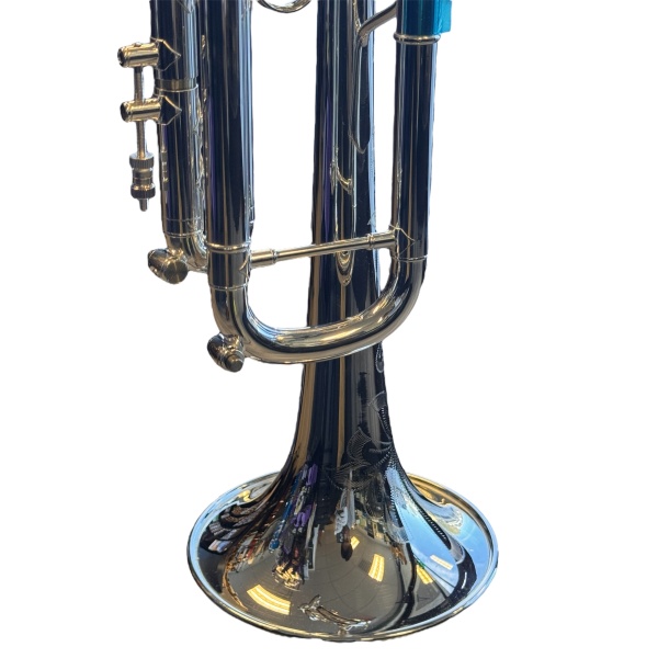 Mandala Marcano Lead Bb Trumpet in Silver Plate Finish with Deluxe Case - Image 7