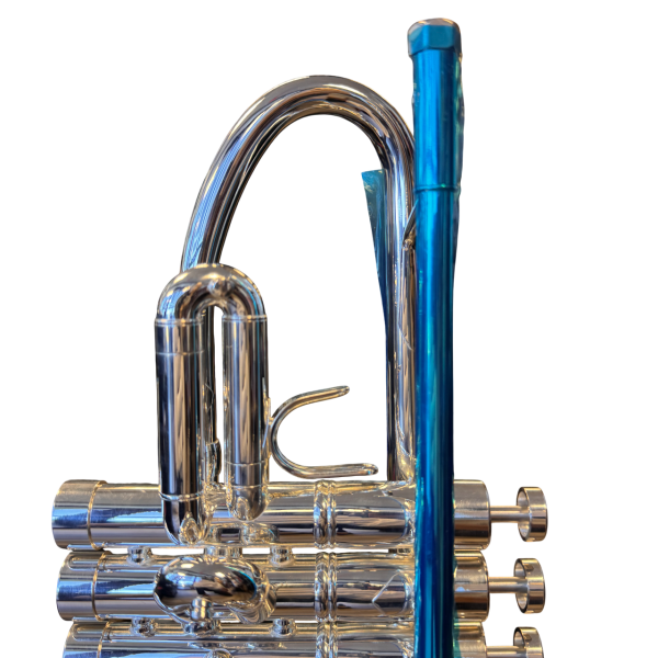 Mandala Angel Bb Trumpet in Silver Plate with Gold Plated Trim with Deluxe Case - Image 4