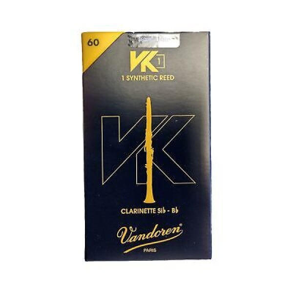 Vandoren VK1 Synthetic Reed for Bb Clarinet VK Strength 60 (3 1/2 Medium) - 1 ..
