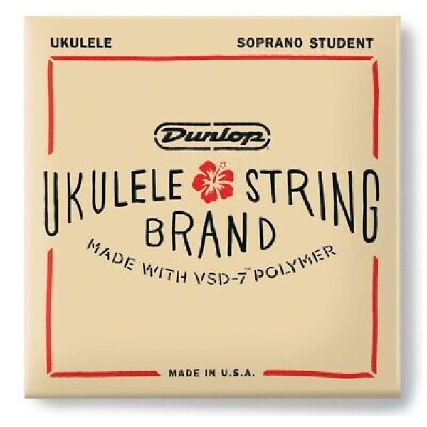 Jim Dunlop Ukulele String Brand Soprano Student Made with VSD-7 Polymer