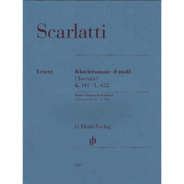 Scarlatti: Klaviersonate d-moll (Toccata K.141 L.422) - Urtext Edition (HN1221)