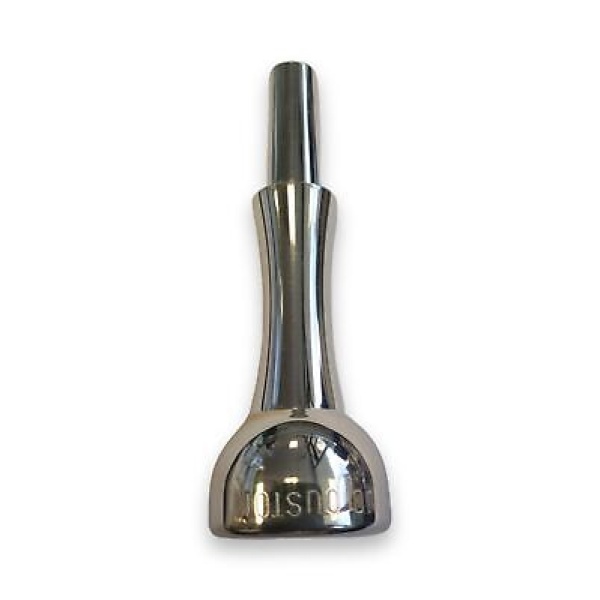 JC Custom Trumpet Mouthpiece - Glass (1 1/4) - B2- Silver Finish - Image 2