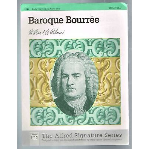 Pre-Owned Baroque Bourree for Early Intermediate Piano Solo