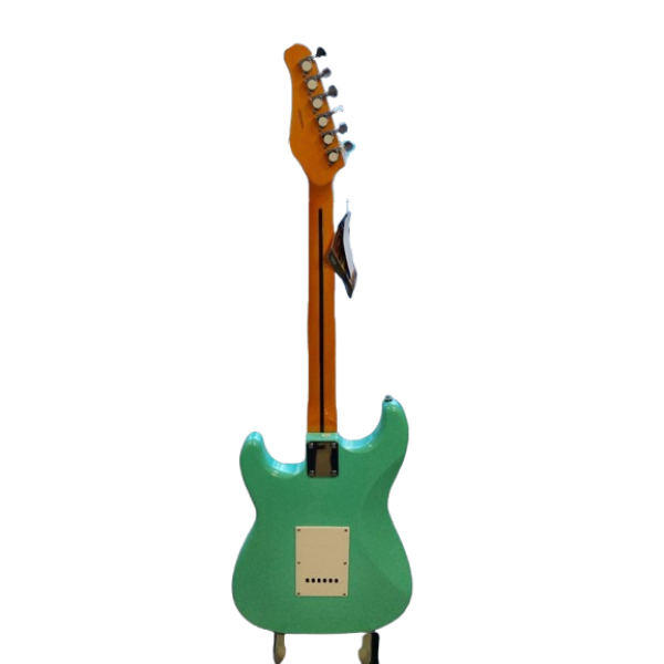Oscar Schmidt Double Cut Electric Guitar - Surf Green - OS-300-SFG-A - Image 4