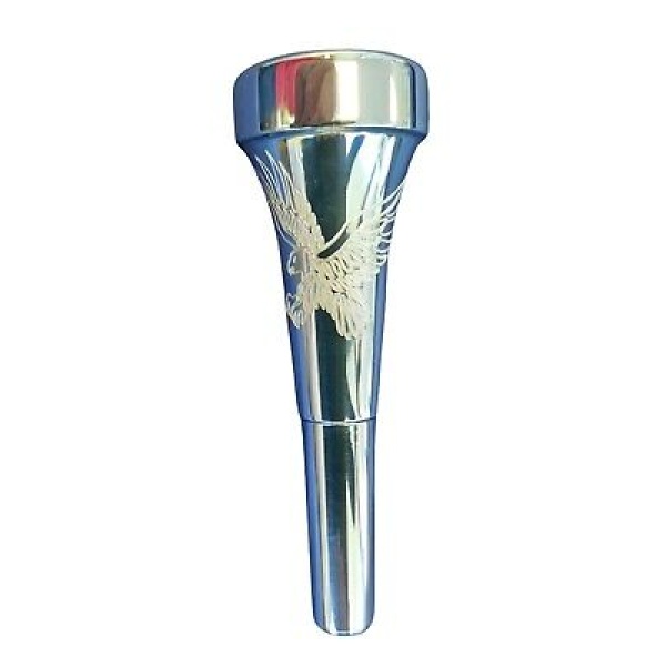 JC Custom Trumpet Mouthpiece - Phoenix - B6 (3C) - Silver Finish