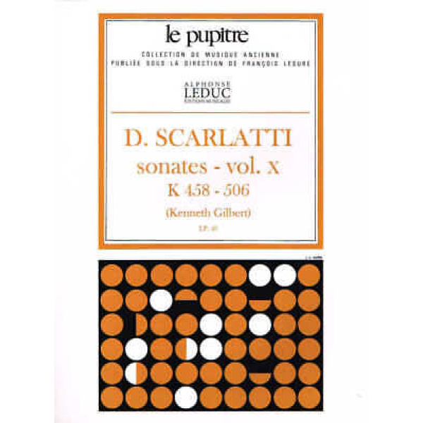 D. Scarlatti Sonates - vol. x k. 458-506  Kenneth Gilbert LP.40 (48188173)
