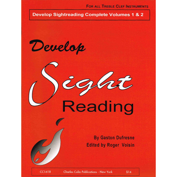 Develop Sightreading Complete Volumes 1 & 2 All Treble Clef Instruments (CC1618)
