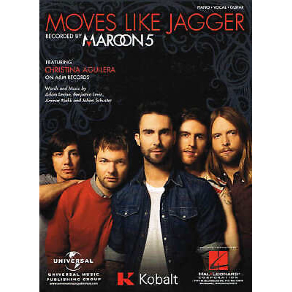 Pre-Owned Moves Like Jagger By Maroon 5 - Piano/Vocal/Guitar (HL00354225)