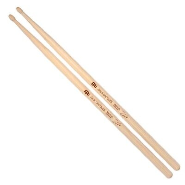 Meinl Stick & Brush Zack Grooves Signature Drumstick, Hickory 1 Pair (SB606)
