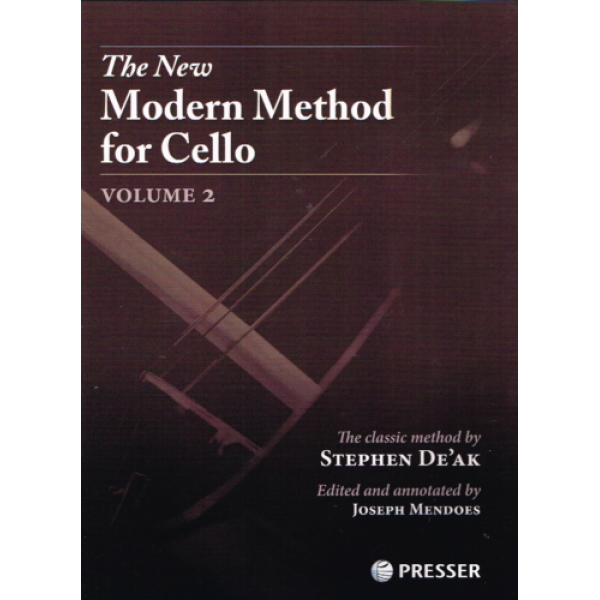 The New Modern Method for Cello - Volume 2 by Stephen De'ak (414-41238)