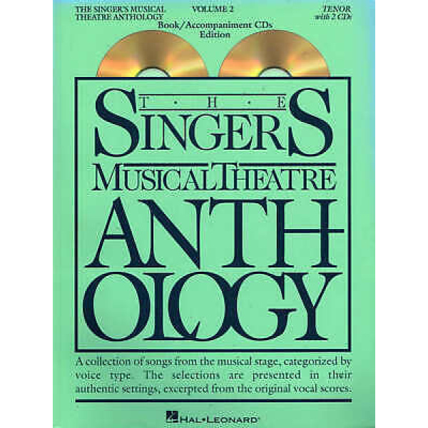 Pre-Owned The Singers Musical Theatre Anthology - Tenor with 2 CD's - Volume 2..
