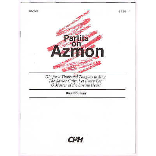 Pre Owned Partita On Azmon for Organ by Paul Bouman