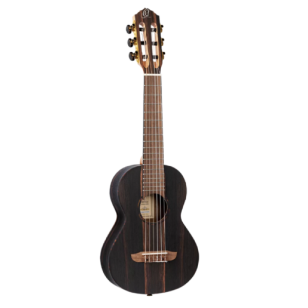 Ortega Guitarele - Travel Series - Full Ebony 6-String (RGL5EB)