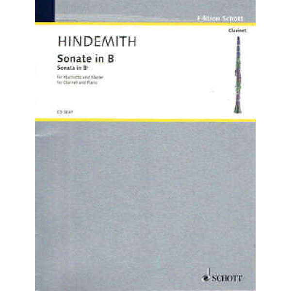 Pre-Owned Sonate in B for Clarinet & Piano - Hindemith (49004224)