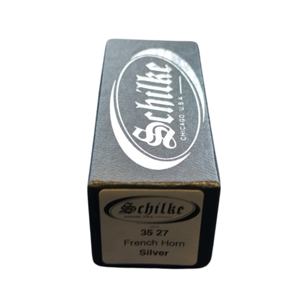 Schilke Standard Series French Horn Mouthpiece Model 27 - Throat 16 (.177 inch) in Silver Plate - Image 2