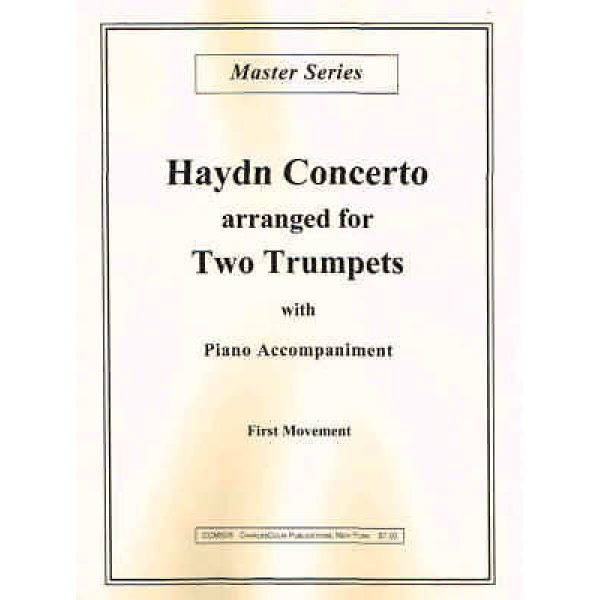 Haydn Concerto Arranged For Two Trumpets with Piano Accompaniment (CCMS05)