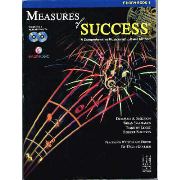 Measures of Success - French Horn Book 1 - Includes 2 Play Along CDs (BB208FHN)